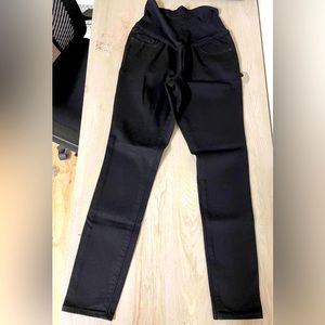 Maternity Black Skinny Jeans Full Panel